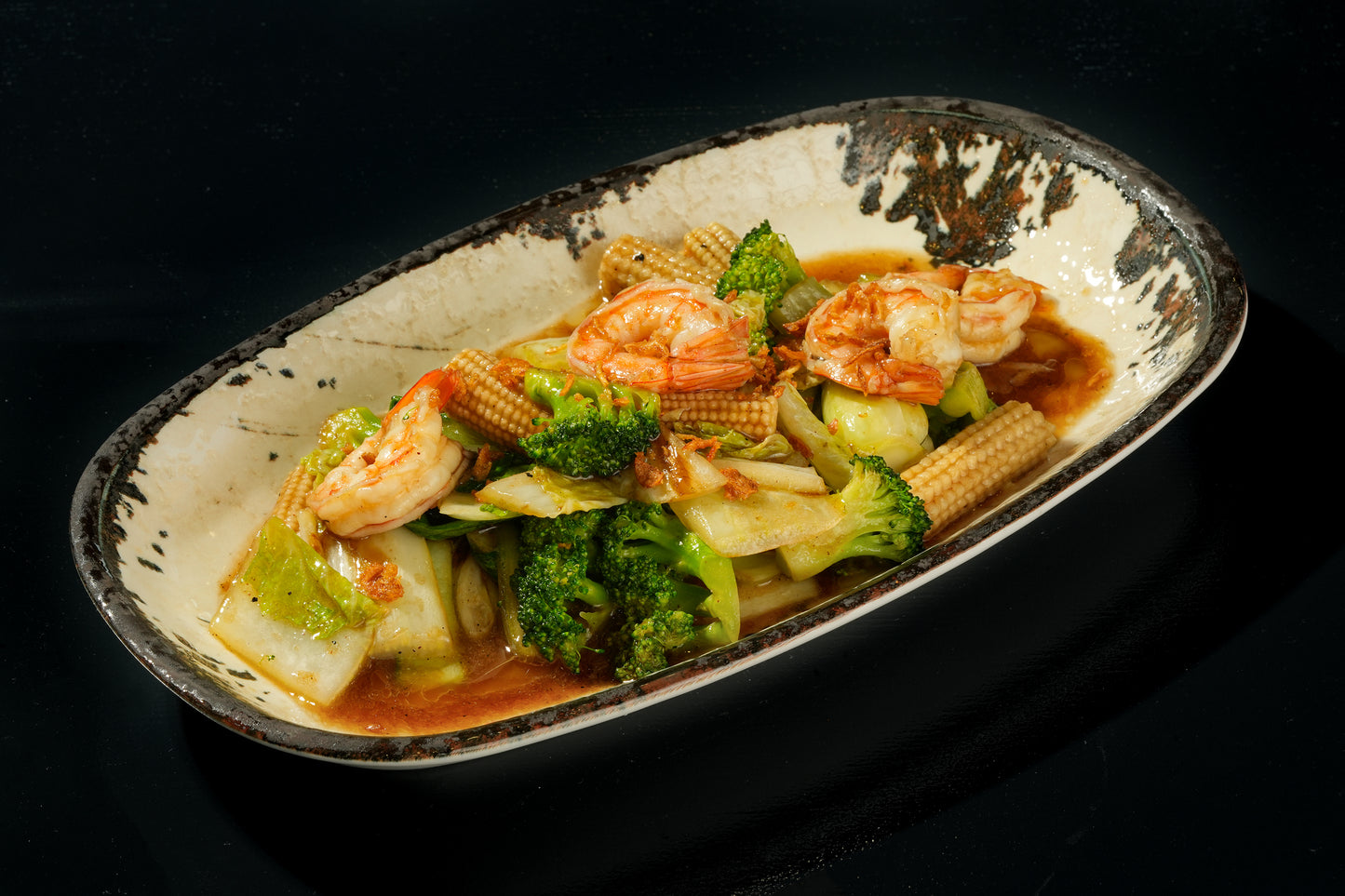 ПЪРЖЕНИ ЗЕЛЕНЧУЦИ СЪС СКАРИДИ