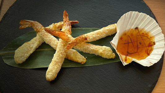 ХРУПКАВИ СКАРИДИ С ДРАКОН СОС (140ГР - 5БР)