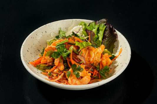 ЛЮТА САЛАТА СЪС СКАРИДИ