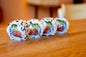 Uramaki crispy chicken with yukari rice 4pcs