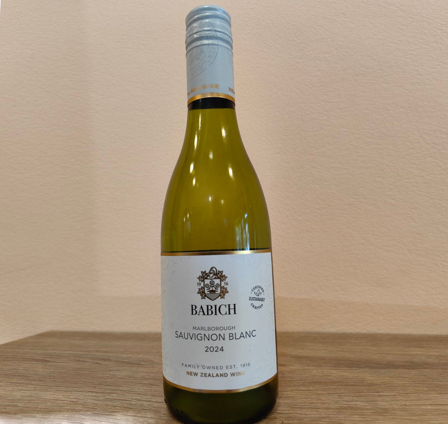 Babich Бяло вино Совиньон Блан Marlborough 13.0% 375 мл